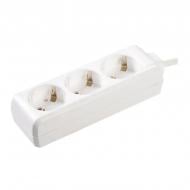 Подовжувач UEC із заземленням 5 гн. білий 3 м WYP10-16-05-03-G-N-U
