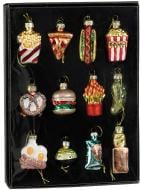 Декорація новорічна Edelman Декорація "Фастфуд", золота, 12 шт, скло, 22,5×16,5×3,5 см Декорація новорічна Edelman Декорація "Фастфуд", золота, 12 шт, скло, 22,5×16,5×3,5 см