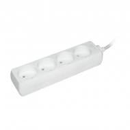 Подовжувач UEC без заземлення 4 гн. білий 3 м WYP10-06-04-03-N-U