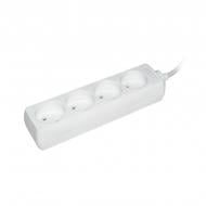 Подовжувач UEC без заземлення 4 гн. білий 1,5 м WYP10-06-04-01-N-U