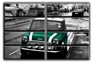 Картина модульна Ретро Mini Cooper 254x178 см Hotel Arizona HD 8 HUGE-1832743806-RETR-70x100-GR