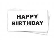 Конверт для денег Happy Birthday черный