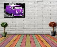 Картина Ретроавтобус Volkswagen Bus 77x51 см Hotel Arizona HD 1-21354943806-VOLK-20x30-PURPL Картина Ретроавтобус Volkswagen Bus 77x51 см Hotel Arizona HD 1-21354943806-VOLK-20x30-PURPL