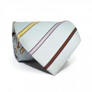 Краватка Perform Uomo блакитна з різнокольоровими смужками GIN-2290