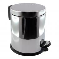 Ведро с педалью Trento Slow Motion 5 л хром 74864