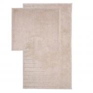 Набор ковриков Dariana Joy 57х100 см + 57х50 см молочный абстракция