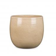 Кашпо керамическое Scheurich Intense круглый 11,8 л песочный