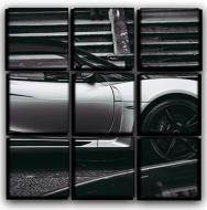 Картина модульная Lotus Exige 77x77 см Hotel Arizona HD 9-198743807-CAR-30x30-BLACK
