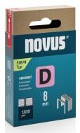 Скобы для ручного степлера Novus 8 мм тип D 1200 шт. 042-0789