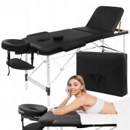 Масажний стіл 4fizjo складний Massage Table+ Alu W60 Black (P-5907739318381)