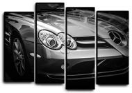 Картина модульная Mercedes Mclaren SLR 112x82 см Hotel Arizona HD 4-19513543807-MCLA-32x44-BLACK