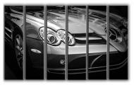 Картина модульная Mercedes Mclaren SLR 171x112 см Hotel Arizona HD 6-19513543807-MCLA-44x67-BLACK
