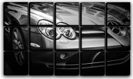 Картина модульная Mercedes Mclaren SLR 127x77 см Hotel Arizona HD 15-19513543807-MCLA-30x50-BLACK