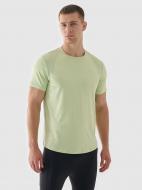 Футболка 4F TSHIRT FNK M1039 4FWAW24TFTSM1039-42S р.M зеленый