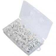 Скоба плоская набор №18 белый