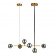 Люстра подвесная Miorro Intrigo 1050x370x1200 мм 6x7 Вт G9 золотой 51-311-172