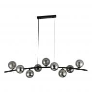 Люстра подвесная Miorro Sapori 1200x280x900 мм 9x7 Вт G9 черный хром 51-311-175