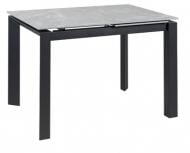 Стіл обідній Prestol Лейк 1000(1400)x750x750мм сірий/чорний