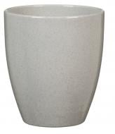 Кашпо керамическое Scheurich круглый 1,4 л белый