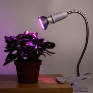 Лампа світлодіодна для рослин для росту рослин Девілон 40 лампочок матова (721060)