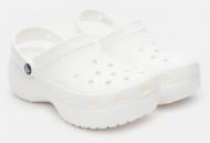 Шлепанцы Crocs CLASSIC PLATFORM CLOG W QAQ 206750-100 р.36 белый