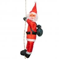 Декорация настенная Санта с мешком что светится встроенный светодиод (LED)