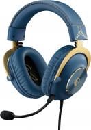 Гарнітура ігрова Logitech G PRO X Gaming Headset League of Legends Edition blue (981-001106)