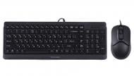 Комплект клавіатура та миша A4Tech F1512 (Black)