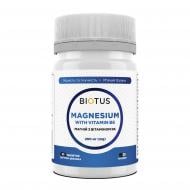 Витаминно-минеральный комплекс Магний и витамин В6, Magnesium with Vitamin B6, Biotus, 30 таблеток 30 шт./уп. 300 г