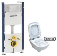 Система инсталляции Geberit Duofix 458.126.00.1 + Kolo Style Rimfree L23120000