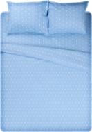 Комплект постельного белья Basic 2 голубой с рисунком La Nuit