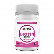 Витамины Биотин, Biotin, Biotus, 300 мкг, 30 таблеток 30 шт./уп. 300 г