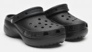 Шлепанцы Crocs CLASSIC PLATFORM CLOG W QAQ 206750-001 р.37 черный