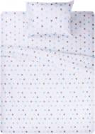 Комплект постельного белья Basic 1.5 белый с принтом La Nuit