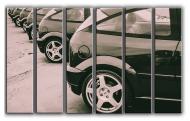 Картина модульная Ford Focus RS 171x112 см Hotel Arizona HD 6-20573543807-CARS-44x67-BLACK