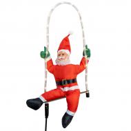Декорация настенная Санта на качеле дюралайт 810245 встроенный светодиод (LED)