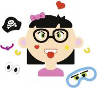 Іграшка розвивальна GoKi Забавні гримаси (дівчинка) 58492G