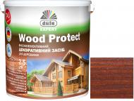 Декоративное средство Dufa EXPERT Wood Protect махагон шелковистый глянец 2,5 л