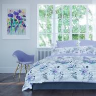 Комплект постельного белья Флориан двуспальный цветочный принт Balak Home