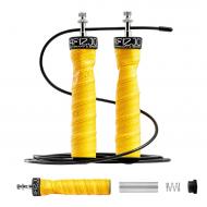 Скакалка 4fizjo скоростная для кроссфита Speed Rope PRO+ Yellow (P-5907739311030)