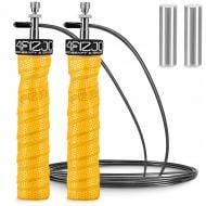 Скакалка 4fizjo швидкісна для кросфіту Speed Rope PRO+ Yellow (P-5907739311030)