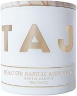 Свеча ароматическая Taj Max SAUGE BASILIC MENTHE 250 г