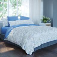 Комплект постельного белья Птица евро белый с рисунком Balak Home