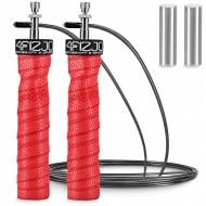 Скакалка 4fizjo швидкісна для кросфіту Speed Rope PRO+ Red (P-5907739313171)