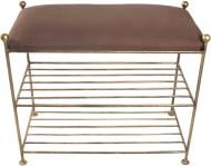 УЦЕНКА! Подставка для обуви Метал Арт Некст 28077 300X600X450 ММ КОРИЧНЕВЫЙ (УЦ №104)