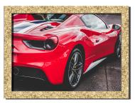 Картина суперкар Ferrari 488 41x31 см Hotel Arizona HD 1 GOLDEN FR-2233343807-CAR-12x16
