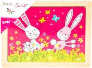 Пазл дерев’яний GoKi Кролики 57506-5