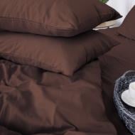 Комплект постільної білизни MirSon Satin Premium 0211 Cacao кавовий