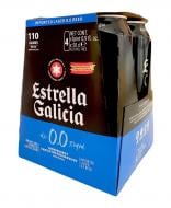 Набор пива Estrella Galicia безалкогольное светлое 4*0,5 л ж/б