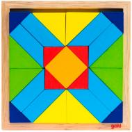 Пазл деревянный GoKi Мир форм-прямоугольник 57572-4